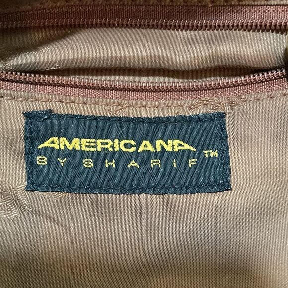 Sharif Brown fabric and leather Crossbody bag - Picture 3 of 8